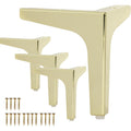 Gambe per Mobili in Metallo a Triangolo Set da 4 per Divani Poltrone Armadi e Credenze Design Moderno