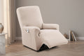 Recliner Relax Stretch Anti-scratch Armchair Cover Beige 70-100 cm