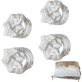 Set of 4 Dustproof Protective Covers for Sofas, Beds, Tables and Furniture